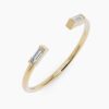 925 Sterling Silver Duo Baguette Diamond Ring - Image 7