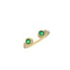 925 Sterling Silver Elegant Tsavorite Diamond Ring