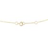 925 Sterling Silver Emerald and Diamond Station Charm Necklace - Image 5