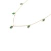 925 Sterling Silver Emerald Charm Necklace - Image 4