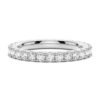 925 Sterling Silver Emerald Cut Diamond Bridal Set Men Wedding Band - Image 18