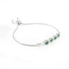 Adjustable bracelet in thick gold-plated 925 sterling silver with refined finish