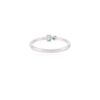 925 Sterling Silver Emerald Diamond Toi Et Moi Ring - Image 7