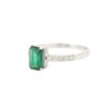 925 Sterling Silver Emerald Ring - Image 4