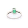 925 Sterling Silver Emerald Ring - Image 6