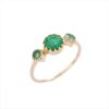 925 Sterling Silver Emerald Ring - Image 2