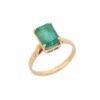 925 Sterling Silver Emerald Ring - Image 2
