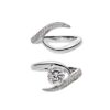 925 Sterling Silver Entwined Rapture100 Engagement Ring and 1.16CT Diamond - Image 4