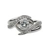 925 Sterling Silver Entwined Rapture50 Engagement Ring and 0.63CT Diamond - Image 2