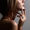 925 Sterling Silver Entwined50 Eternity Ring and 0.35CT Diamond - Image 4