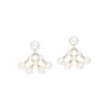 925 Sterling Silver Essence Diamond Pearl Earrings
