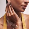 925 Sterling Silver Essence Diamond Pearl Earrings - Image 4
