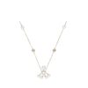 925 Sterling Silver Essence Diamond Pendant Pearl