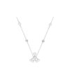 925 Sterling Silver Essence White Diamond Pendant Pearl