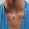 925 Sterling Silver Essence White Diamond Pendant Pearl - Image 2