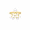 925 Sterling Silver Essence Yellow Pearl Ring - Image 3
