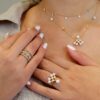 925 Sterling Silver Essence Yellow Pearl Ring - Image 4