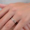 925 Sterling Silver Eternity Diamond Ring - Image 4