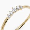 925 Sterling Silver Eternity Diamond Wedding Band - Image 5
