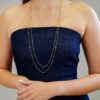 925 Sterling Silver Eternity Duo Diamond Necklace - Image 2