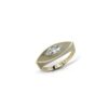 925 Sterling Silver Eye Candy Marquise Hazel Diamond Ring