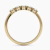 925 Sterling Silver Five Diamond Band Ring - Image 6