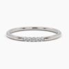 925 Sterling Silver Five Diamond Band - Image 6