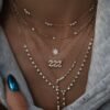 Adjustable 16 to 18 inch necklace with thick gold plating