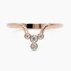 925 Sterling Silver Four Diamond Dainty Ring - Image 9
