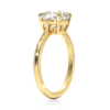 Sterling silver ring featuring a premium CZ diamond stone