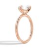 925 Sterling Silver Four Prong Solitaire Diamond Engagement Ring - Image 10
