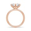925 Sterling Silver Four Prong Solitaire Diamond Engagement Ring - Image 12