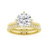 925 Sterling Silver Four Prong Solitaire Diamond Engagement Ring - Image 16