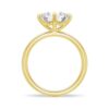 925 Sterling Silver Four Prong Solitaire Diamond Engagement Ring - Image 9