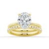 Slim solitaire ring with premium CZ diamond centre
