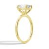 Solitaire ring featuring premium CZ diamond and prongs