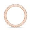 Delicate 2.2mm band with continuous sparkle