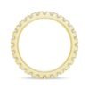 Slim French pavé ring in sterling silver