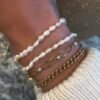 Bracelet in 925 sterling silver with thick gold plating