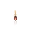 925 Sterling Silver Garnet Pendant
