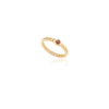 925 Sterling Silver Garnet Ring - Image 3