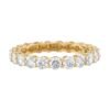 Eternity band featuring premium CZ diamond stones in a full setting