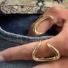 925 Sterling Silver Gloss Strokes Yellow - Image 4