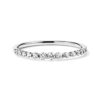 925 Sterling Silver Graduated Diamond Ring - Image 2