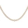 925 Sterling Silver Graduated Diamond Scalloped Bezel Tennis Necklace - Image 2
