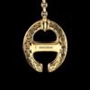 Grand solo link lariat necklace with distinctive open-link detail