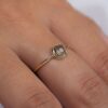 925 Sterling Silver Green Amethyst Ring - Image 2