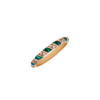 925 Sterling Silver Green Tornado Ring