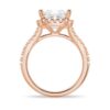 925 Sterling Silver Halo Princess Cut Diamond Engagement Ring Split Band - Image 12