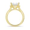 925 Sterling Silver Halo Princess Cut Diamond Engagement Ring Split Band - Image 9
